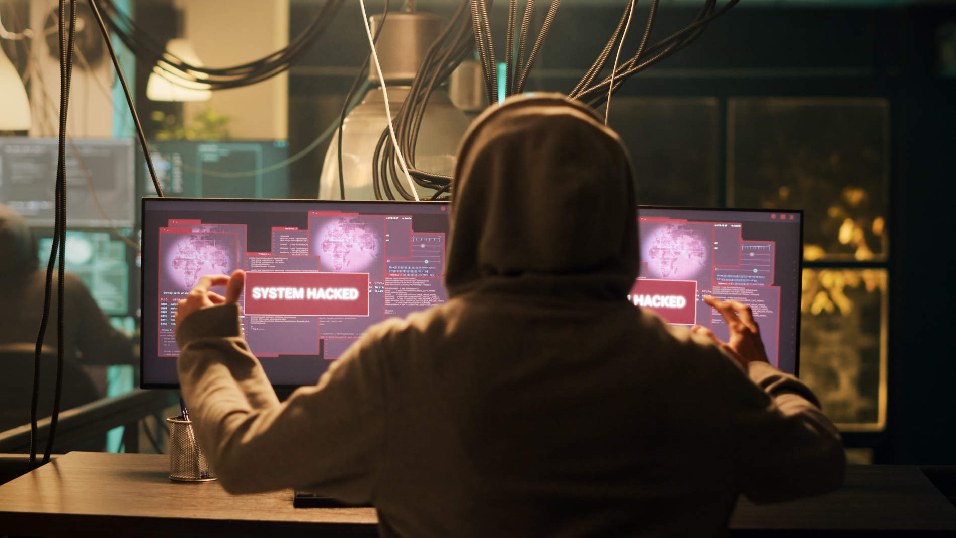 Imagem meramente ilustrativa sobre os riscos dos ransomwares